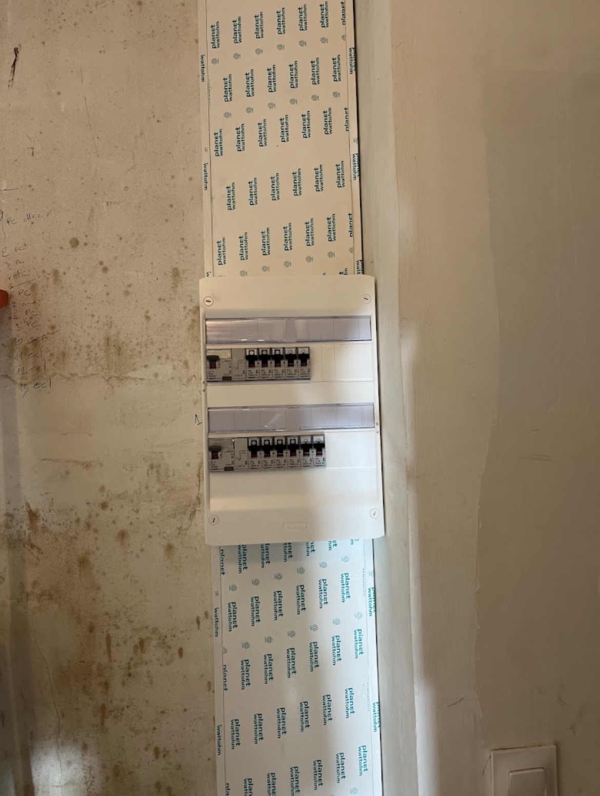 Tableau électrique installé et habillé par VOLCAWATT